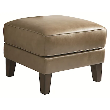 The Alaine Ottoman with Casual Contemporary Living Room Style